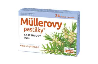 DR.MULLER PHARMA pastilky s kajeputovým olejem 24ks ZP